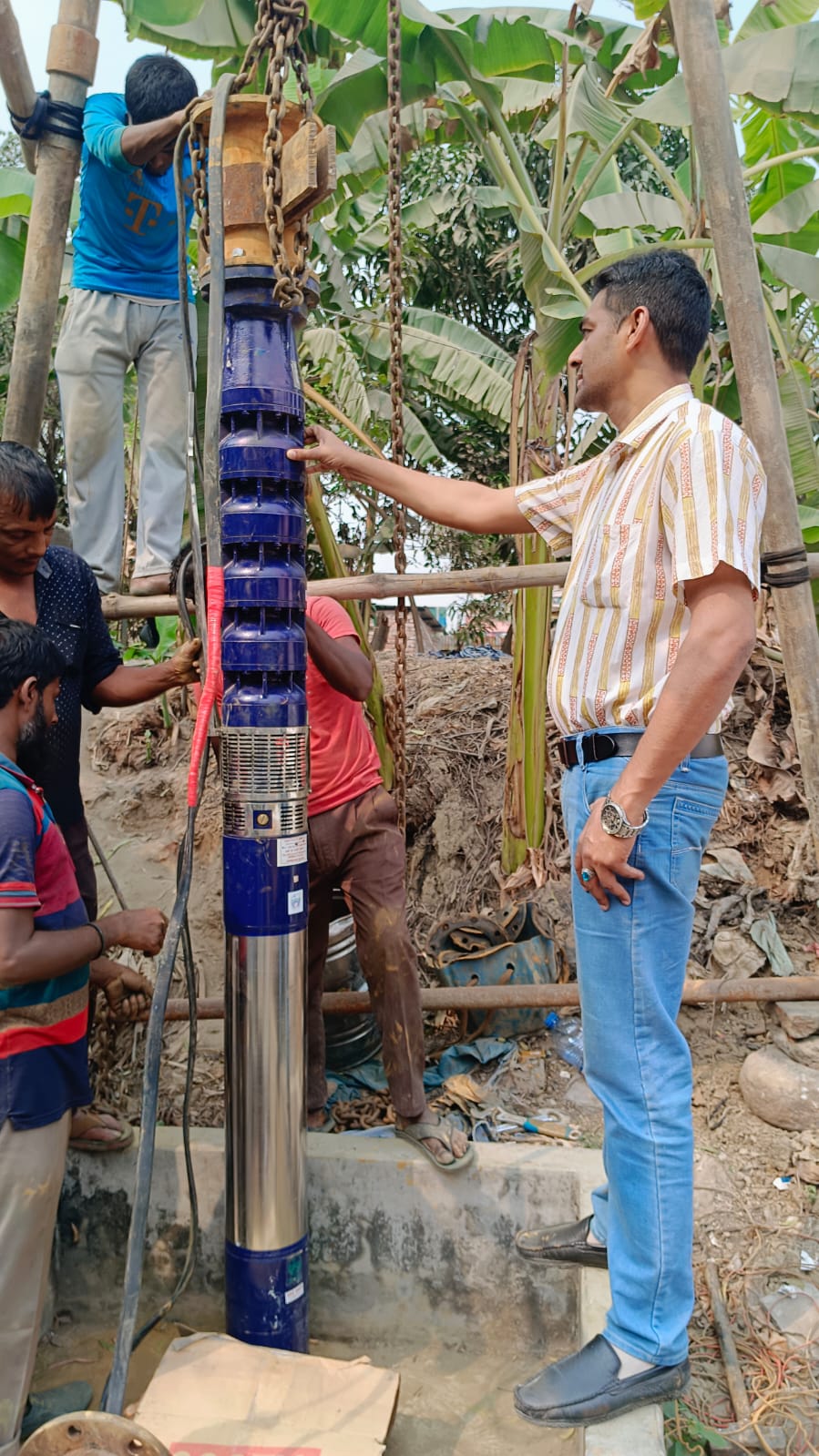 ksb submersible pump installation in bangladesh